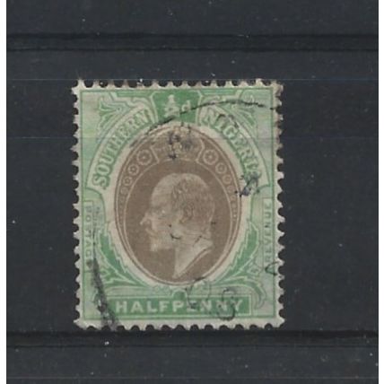 SthNigeria.SG10 1/2d Grey-Black and Pale-Green.Fine Used.Feb24