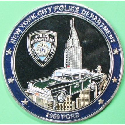 NYPD. Challenge Coin. Souvenir. 2". 30b.