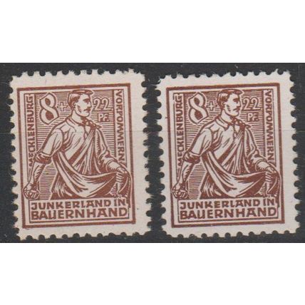 Mi: 24a/aa MNH 1945 Cat € 309