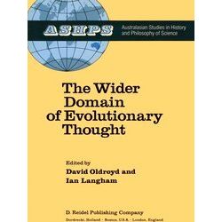 Studies In History And Philosophy Of Science-The Wider Domain Of Evolutionary Th