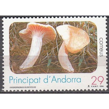 Andorra Español 1994 Michel 239 Neuf ** Cote (2008) 1.00 € Champignon