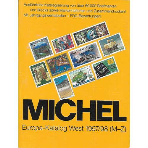 Michel Europa-Katalog West 1997/98 (M-Z) (1997).