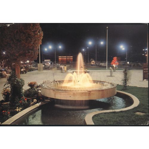 Greece Postcard - Cavala - Main Square At Night