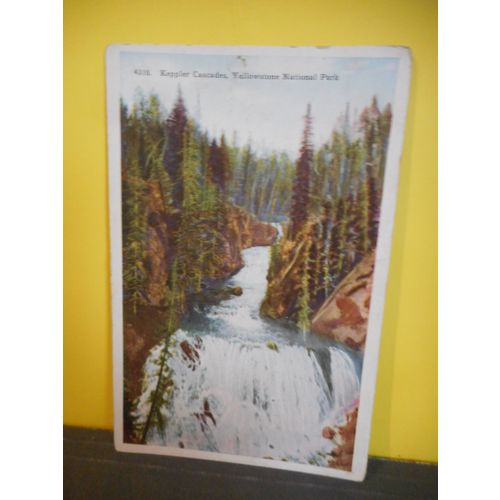 Keppler Cascades Yellowstone National Park Postcard 4310