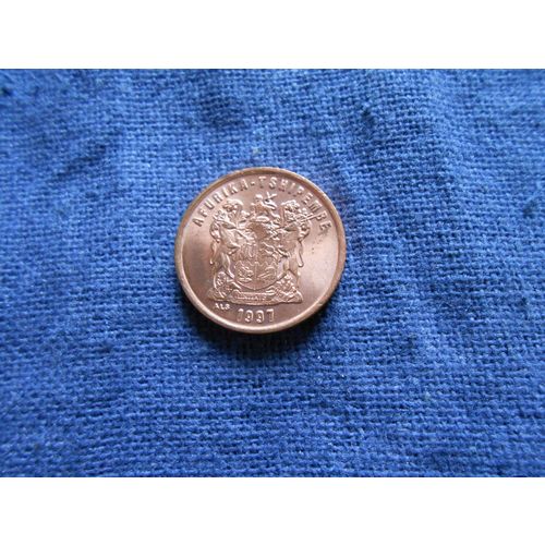 1997 SOUTH AFRICA 2 CENTS COIN. ( Fish Eagle )