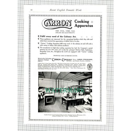 X1933) The Expanded Metal Co Ltd Westminster / Carron Company - 1911 Advert