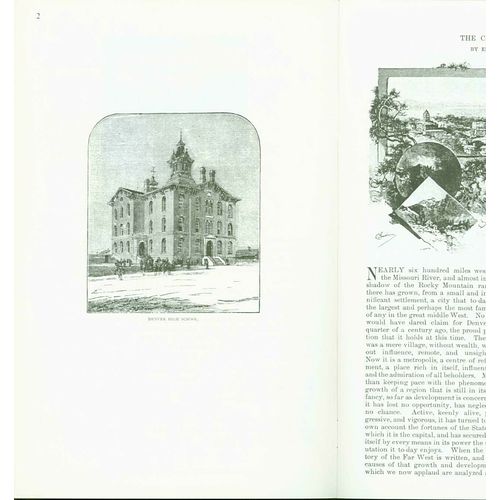 The City of Denver 1888. by Edwards Roberts-1 to 8 lots of 10 copies