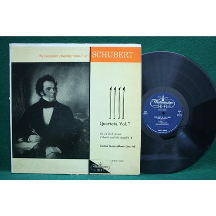 Vienna Konzerthaus Quartet - Schubert: Qt. Vol. 7-Qt. No. 14 - XWN 18478 - VG+