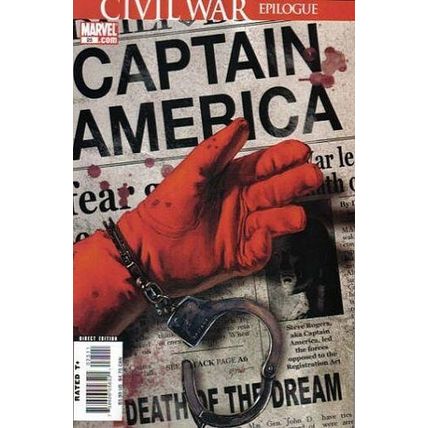 Captain America (Vol 5) # 025 NM- (CvrA) AMERICAN COMICS