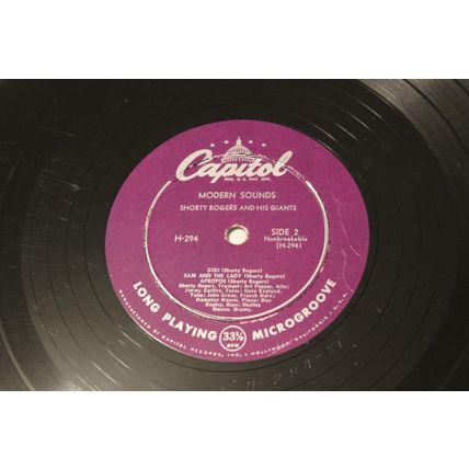 Shorty Rogers & His Giants 10" LP with Original Cover-MODERN SOUNDS