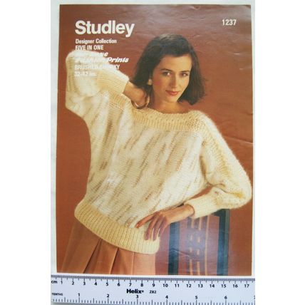 Vintage: Studley 1237 sweater, brushed chunky