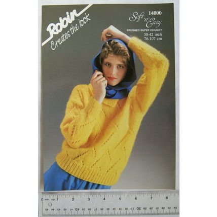 Vintage: Robin 14000 sweater, brushed super chunky