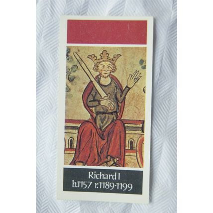 1977 Craven Black Cat Kings & Queens of England No. 6 Richard I