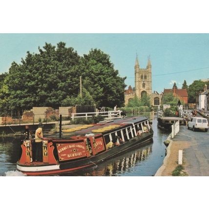 Kennet Canal Boat Company Ship Postcard