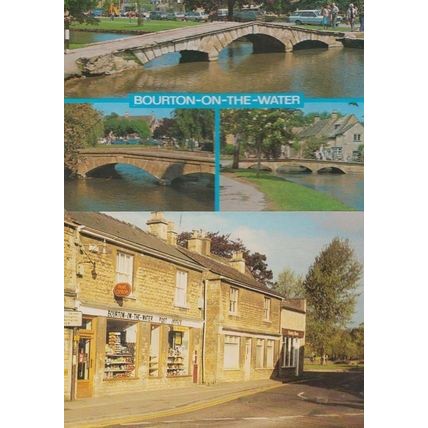 Bourton On The Water Gloucester Royal Mail Village Post Office 2x Postcard