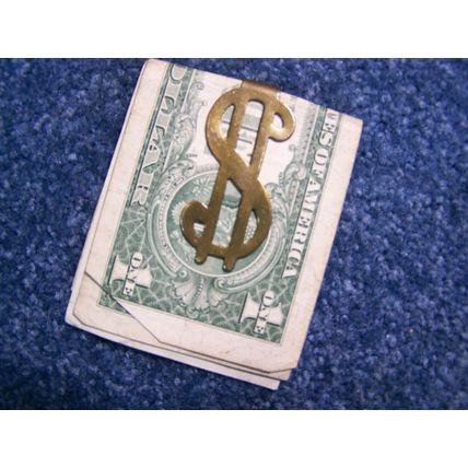 Brass Money Clip - Vintage