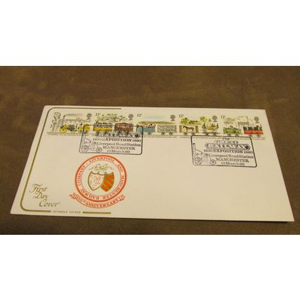Cotswold 1980 GB Cover - Liverpool & Manchester Railway Company - Trains / Locos