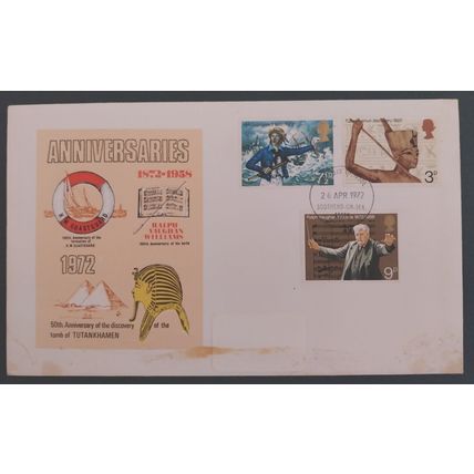 GB 1972 General Anniversaries FDC Southend on Sea pm