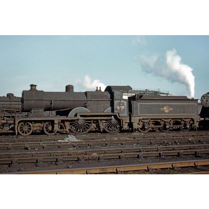 pu2614 - Hampshire - Engine No.31735 at Eastleigh Shed - print 6x4