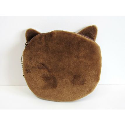 Ladies Girls Novelty Tiger Plush Coin Purse Cosmetics Pouch