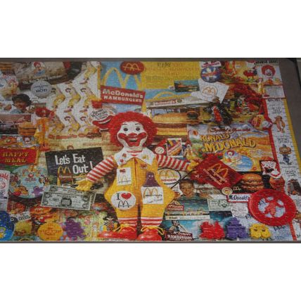 1991 Springbok Great American Legends McDonald's 1000 Piece Puzzle - Complete