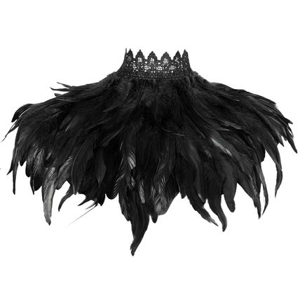 Unisex Cape Mock Collar Shawl Collar Halloween Steampunk Shoulder Gift Party