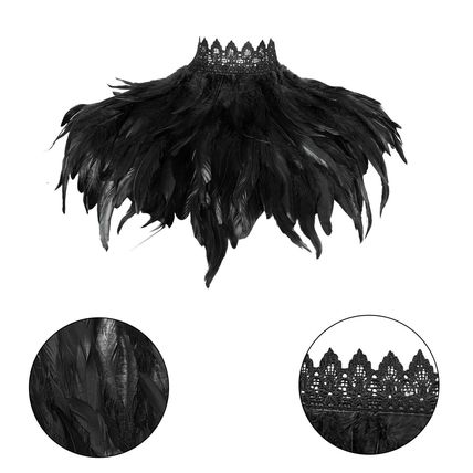 Unisex Cape Mock Collar Shawl Collar Halloween Steampunk Shoulder Gift Party