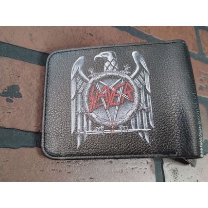 SLAYER - Rocksax Silver Eagle Bi-Fold LicensedWallet ~New~
