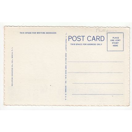 Moro Fishing Boats Philippines Postcard 401
