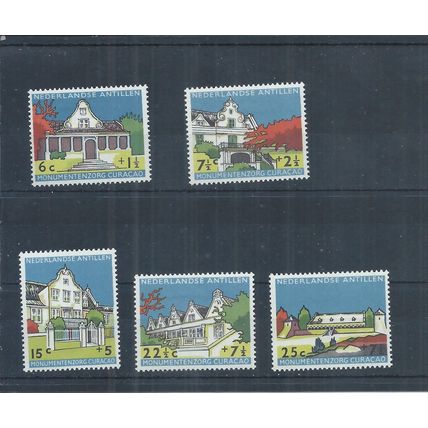 Netherlands Antilles stamps. 1959 Curacao Monuments Preservation Fund MH (AK822)