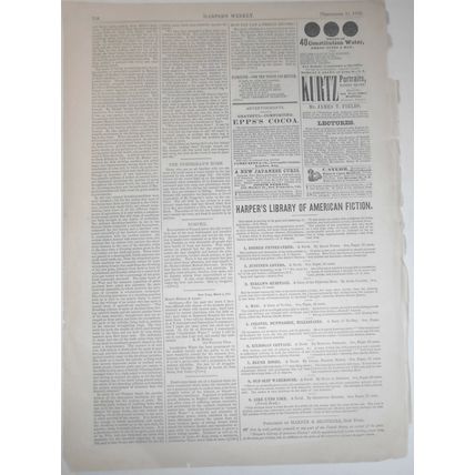 All the World at Paris : The Paris Exhibition. Harper's Weekly Sept. 21, 1878