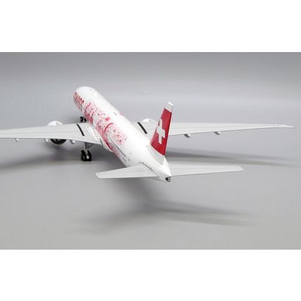 B777-300ER SWISS "FACES OF SWISS" REG: HB-JNA W/STAND - JC WINGS XX20038 1/200