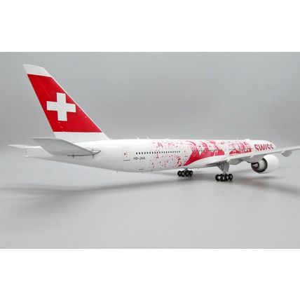B777-300ER SWISS "FACES OF SWISS" REG: HB-JNA W/STAND - JC WINGS XX20038 1/200