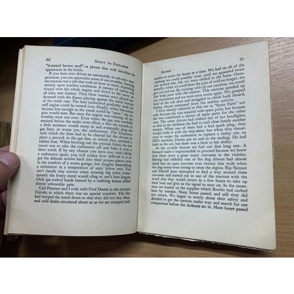 RARE* 1936 1ST EDITION PAUL SIPLE "SCOUT TO EXPLORER" BYRD ANTARCTIC BOOK (T4)