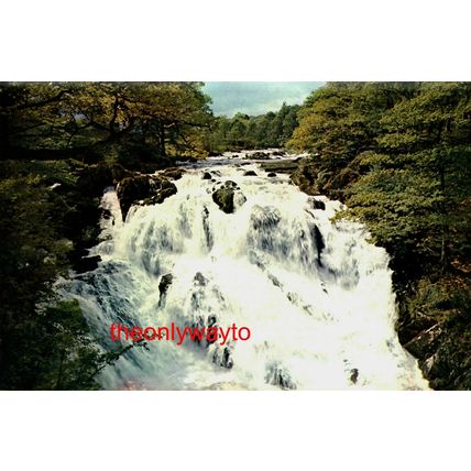 Swallow Falls, Betws-Y-Coed, Wales Photogravure Wales506 J A Dixon. Postcard