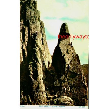 Needle Great Gable, Lake District, Cumbria, LK339 Webster Postcard