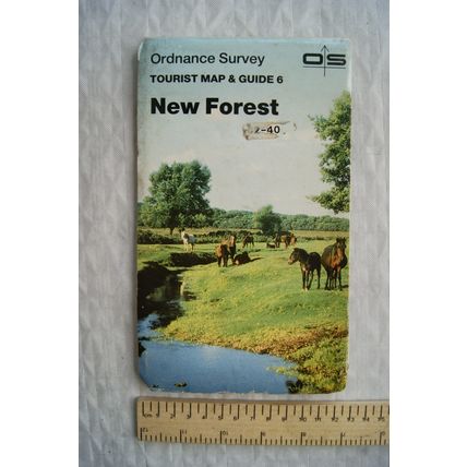 1985 OS Tourist Map & Guide 6 New Forest