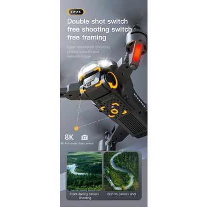 P11 Pro Max Drone 8K 5G GPS Professional HD Aerial Photography Dual-Camera