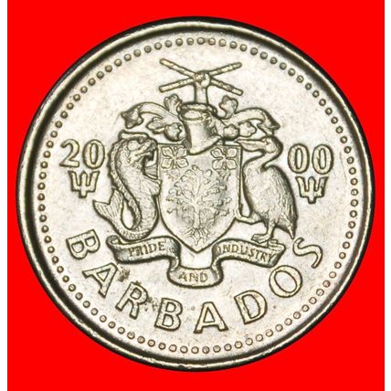 Ⰶ GREAT BRITAIN 1973-2023: BARBADOS★10 CENTS 2000 DIES II+B★LOW START★NO RESERVE