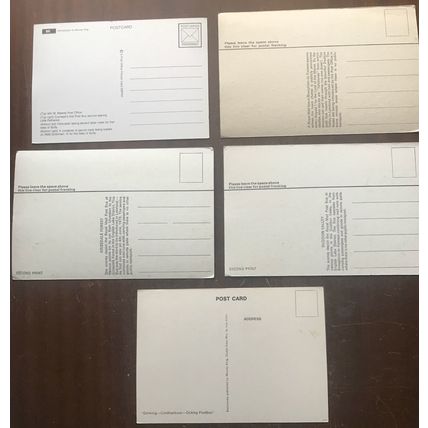 5 postcards lot Royal Mail post buses & postal services Cornwall Cumbria etc