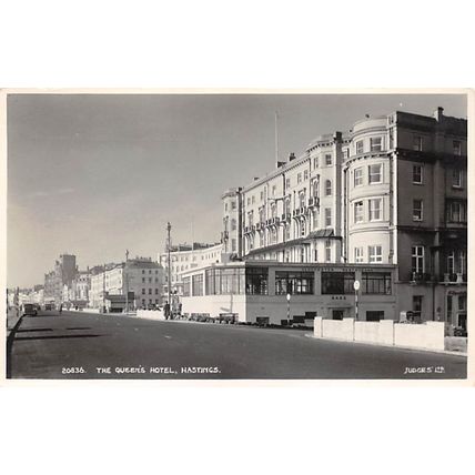 20836 : The Queen's Hotel, Hastings : a Judges real photo-style postcard pu 1968