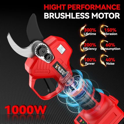 Electric Pruning Shears for Milwaukee M18 Battery, Portable Cordless Pruning She