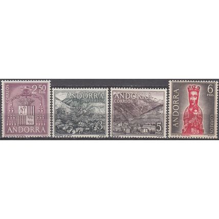 Andorra Español 1964 Michel 63 - 66 Neuf ** Cote (2008) 11.00 € Paysages