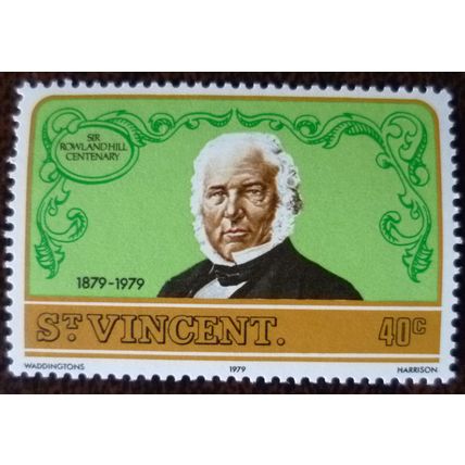 St Vincent 1979 Death Centenary Sir Rowland Hill 40c mint stamp SG578