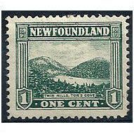 Newfoundland 1923 SG149 1c Green Mounted Mint