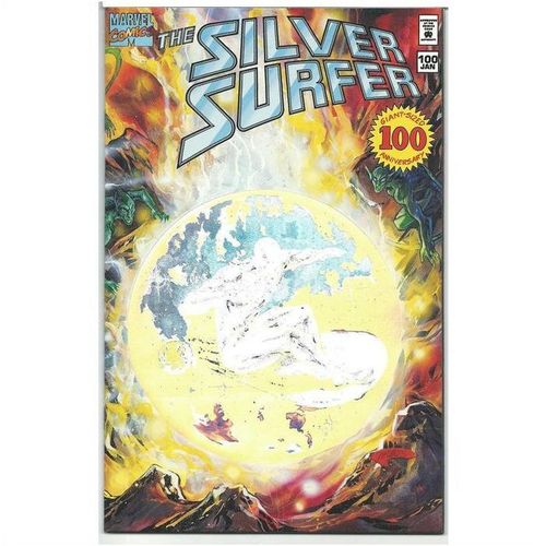 SILVER SURFER # 100 ENHANCED cover ( 1995 )
