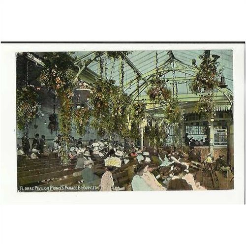 Yorkshire BRIDLINGTON Floral Pavilion Postcard by Advance