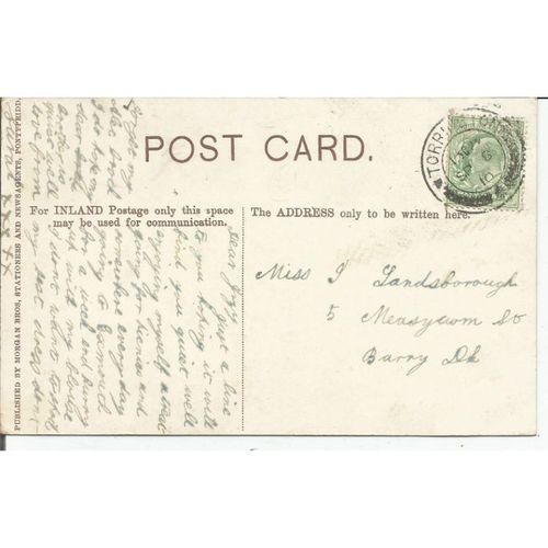 PRINTED POSTCARD OF St.CATHERINE'S CHURCH PONTYPRIDD GLAMORGANSHIRE 1910(293)