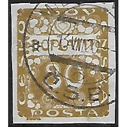 Po Mi 6: 30 h. olive Postage Due Stamp.