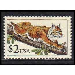 2482 $2 Bobcat Fine MNG RA2553